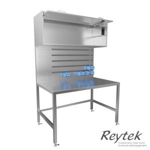 Workstation w/ Cabinet & Utility Panel