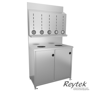 Dispenser and Wipe Down Table Unit