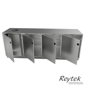 Long Wipe Down Cabinet