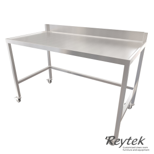 Marine Edge Table w/ BRacksplash