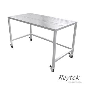 Stainless Rolling Solid Top Table