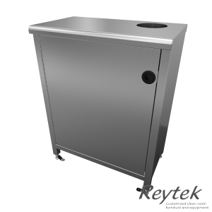 Wipe Down Table with Shelves